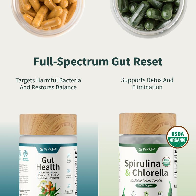 2 For 1 Gut Reset Bundle | Probiotics + Superfood Greens
