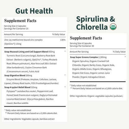 2 For 1 Gut Reset Bundle | Probiotics + Superfood Greens